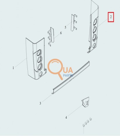 TM110120Y-Arka Köşe Tampon (Sağ)