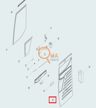 HD344100Y-Ön Kapı İç Döşemesi