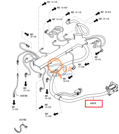 QC000646C-Motor Tesisatı QC000747 5801749736