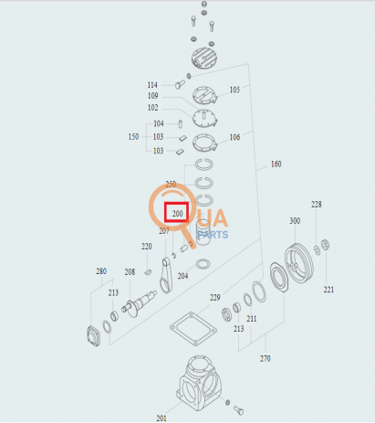 TM261106-200X-Hava Kompresörü Pistonu Segmanlı (65 mm.)