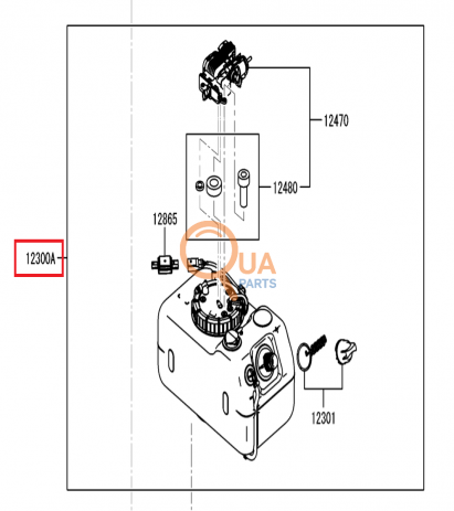 ME231064C-Adblue (Üre) Tankı (Sensörlü) ME427498 F01C600211 R2AX13TJ0 F01C600184 0928404021 R2AX13TJ0A