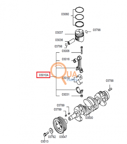 ME194859C-Piston Kolu ME195085