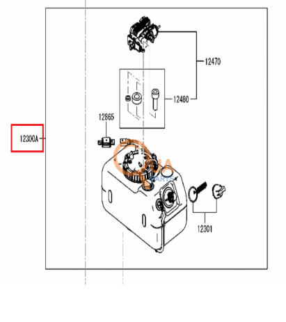 ML212662C-Adblue (Üre) Tankı (Sensörsüz) MK626842