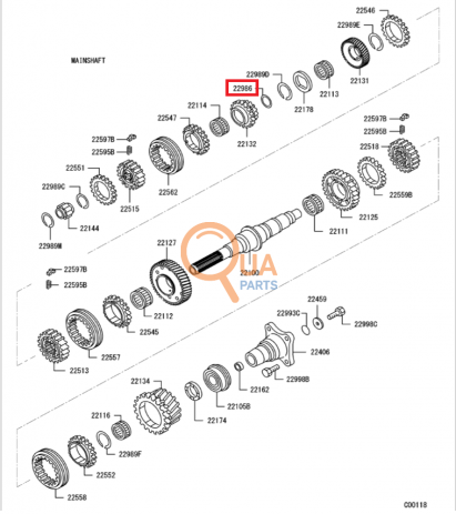 ME531088-Segman, Şanzıman (Manuel) (3.Vites)