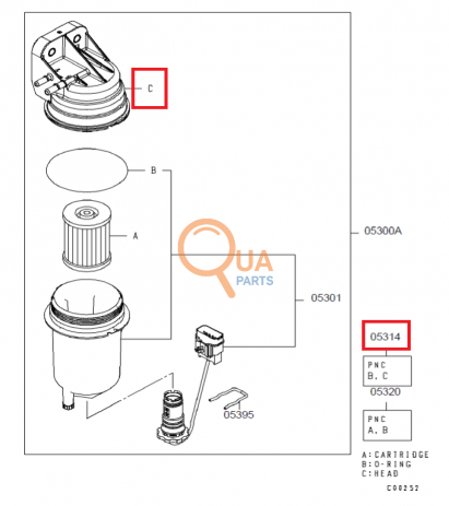 ML239283C-Yakıt Filtre Kafası
